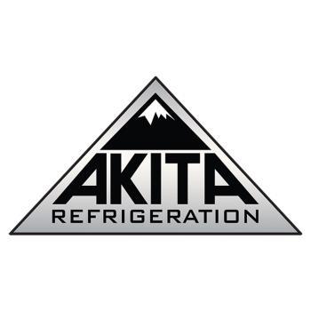 Akita Refrigeration Appliance Logo Name Plate Design and Print Production