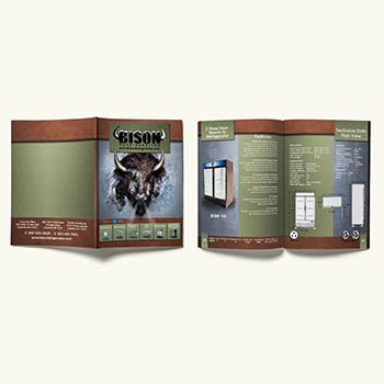 Bison Refrigeration 86pg Catalog Design and Print Production