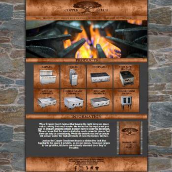 Copper Beech Range 7pg Website Design and Maintenance