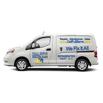 Full Serve Van Vehicle Wrap Graphic Design and Print Production