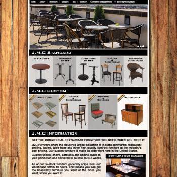 JMC Furniture 48pg Website Design and Maintenance