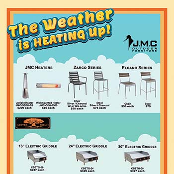 JMC Furniture Summer Sale Flyer Design and Print Production