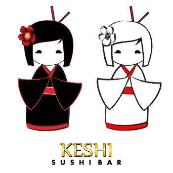 Keshi Sushi Bar  Logo Design