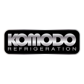 Komodo Refrigeration Appliance Logo Name Plate Design and Print Production