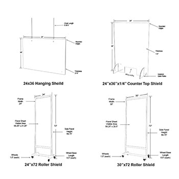 Spartan Refrigeraton Divider Shields Schematics Design