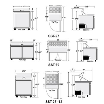 Spartan Refrigeraton Sandwich Units Schematics Design