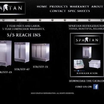 Spartan Refrigeration 6 pg Website Design and Maintenance
